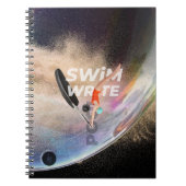 ZWEM SCHRIJF Spiraal Notitieboek (Voorkant)