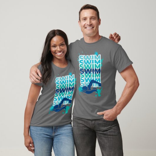 Zwem T-shirt (Unisex)