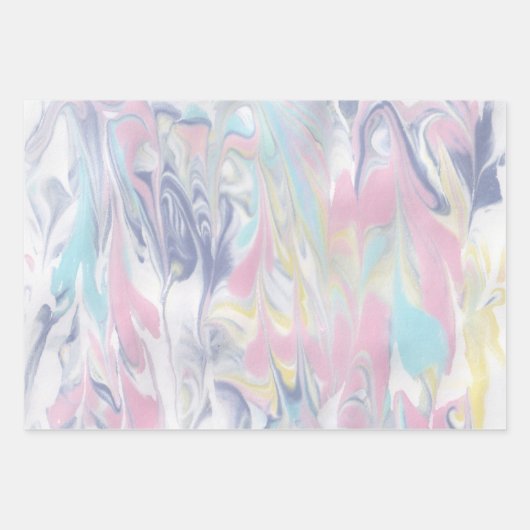 Zwemafdrukken Inpakpapier Vel (Voorkant 3)