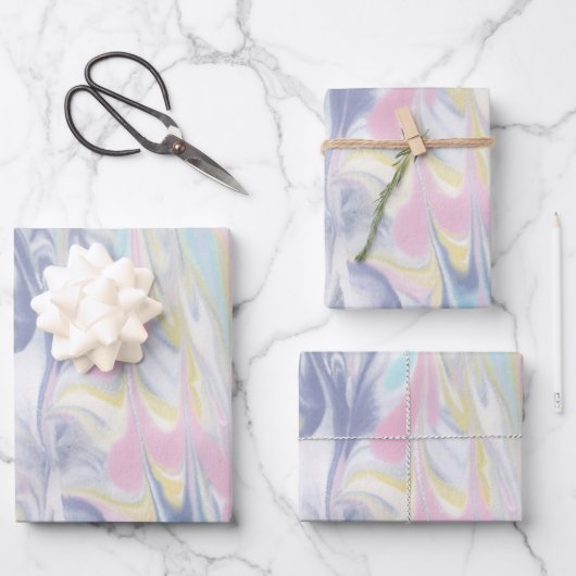 Zwemafdrukken Inpakpapier Vel (Voorkant)