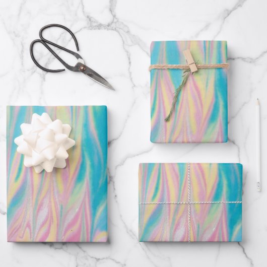 Zwemafdrukken Inpakpapier Vel (Voorkant)