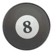 Zwembad 8 Ball Biljart Hockey Puck (Voorkant)