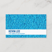 🏊‍♂️🏊 ‍♀️ Zwembad Aangepaste QR Visitekaartje (Voorkant)