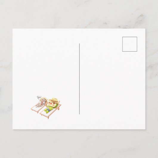 zwembad aankondigingskaart (Achterkant)