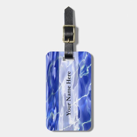 zwembad bagagelabel (Voorkant verticaal)