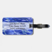 zwembad bagagelabel (Achterkant horizontaal)