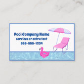 Zwembad Bedrijf Water en Floatie Visitekaartje (Voorkant)