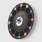 Zwembad (biljart) 8-ball klok (Hoek)