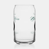 Zwembad biljart kamer 8 bal Drinkware bier Blikvorm Glas (Links)