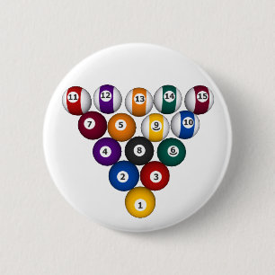 Zwembad: Biljartballen: Biljart: Ronde Button 5,7 Cm