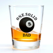 Zwembad Billiard 8 Ball Een Solid Dad Vaderdag Shot Glas