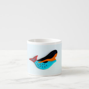 zwembad - blauwe zeemeermin espresso - beker kop