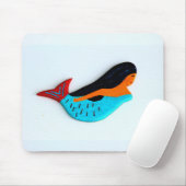 zwembad blauwe zeemeermin mousepad muismat (Met muis)