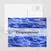 zwembad briefkaart (Voorkant / Achterkant)