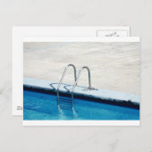 zwembad briefkaart (Voorkant / Achterkant)