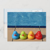 zwembad briefkaart (Voorkant / Achterkant)