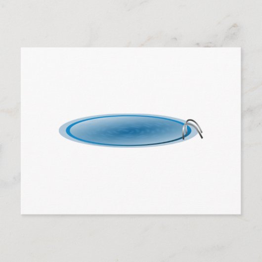 zwembad briefkaart (Voorkant)