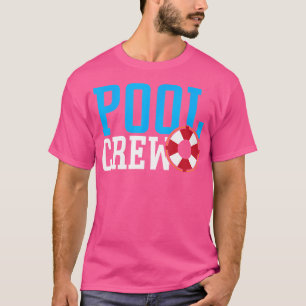 Zwembad Crew Zwembad Personeel Badmeester Jongens T-shirt