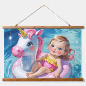 Zwembad Dagen Hangend Wandkleed (Voorkant)