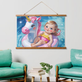 Zwembad Dagen Hangend Wandkleed