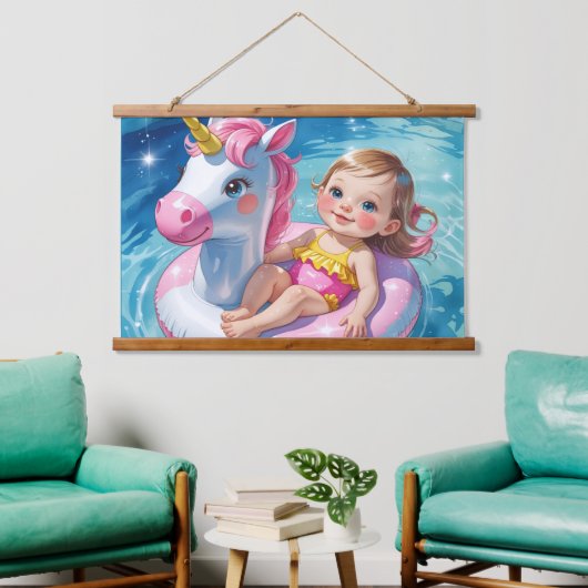 Zwembad Dagen Hangend Wandkleed (Woonkamer)