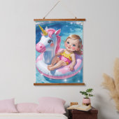 Zwembad Dagen Hangend Wandkleed (Slaapkamer)