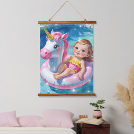 Zwembad Dagen Hangend Wandkleed