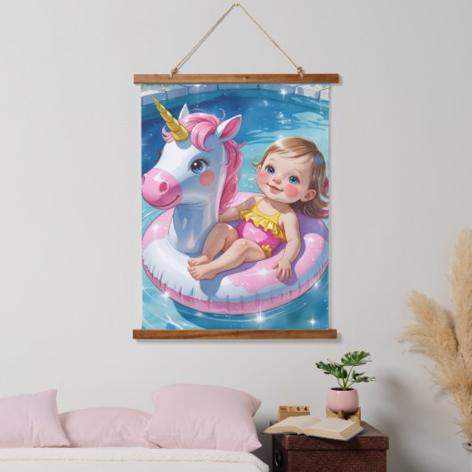 Zwembad Dagen Hangend Wandkleed (Slaapkamer)