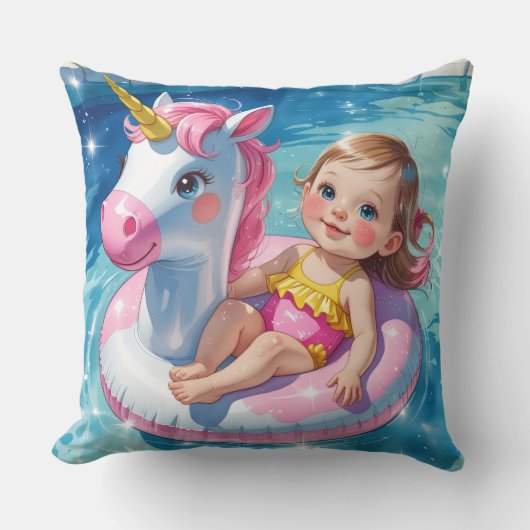 Zwembad Dagen Kussen (Voorkant)