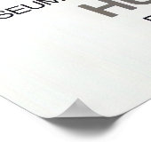Zwembad en trappen poster (Hoek)