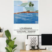 Zwembad en trappen poster (Thuiskantoor)