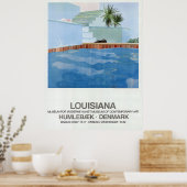 Zwembad en trappen poster (Keuken)