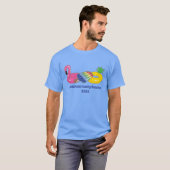Zwembad Floats Beach Vakantie Gepersonaliseerd Gra T-shirt (Voorkant volledig)
