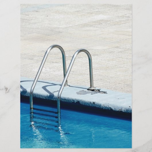 zwembad flyer (Voorkant)