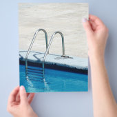 zwembad flyer (Hand)