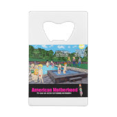 zwembad-gecensureerd creditkaart flessenopener (Achterkant)