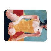  zwembad - Geel zwempak Magneet (Horizontaal)