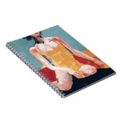  zwembad - Geel zwempak Notitieboek (Rechterzijde)