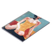  zwembad - Geel zwempak Notitieboek (Linkerzijde)