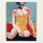  zwembad - Geel zwempak Planner (Voorkant)