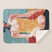 zwembad - Geel zwempak Sherpa Deken (Voorkant (horizontaal))