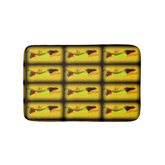 zwembad groene zeemeermin badmat (Voorkant)