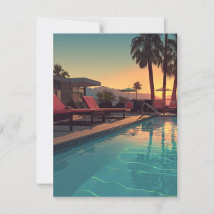 ZWEMBAD HOME SERIE #1 BRIEFKAART