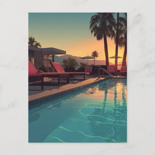 ZWEMBAD HOME SERIE #1 BRIEFKAART (Voorkant)