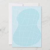 Zwembad IJs Baby shower Uitnodiging (Achterkant)