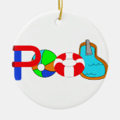 zwembad keramisch ornament (Voorkant)