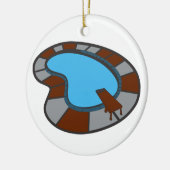 zwembad keramisch ornament (Links)