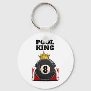 Zwembad King Boys Pool Biljart Mannen Pool Sleutelhanger