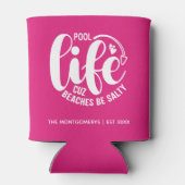 Zwembad Life Hot Pink Blikjeskoeler (Achterkant)