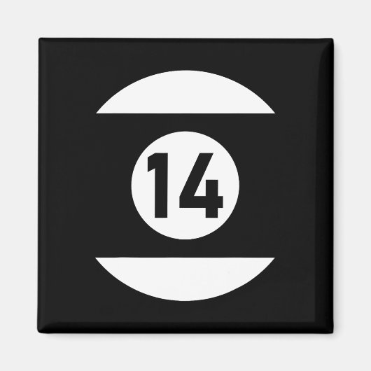 Zwembad LL 14 bijpassende biljart cadeau Easy Hall Magneet (Voorkant)